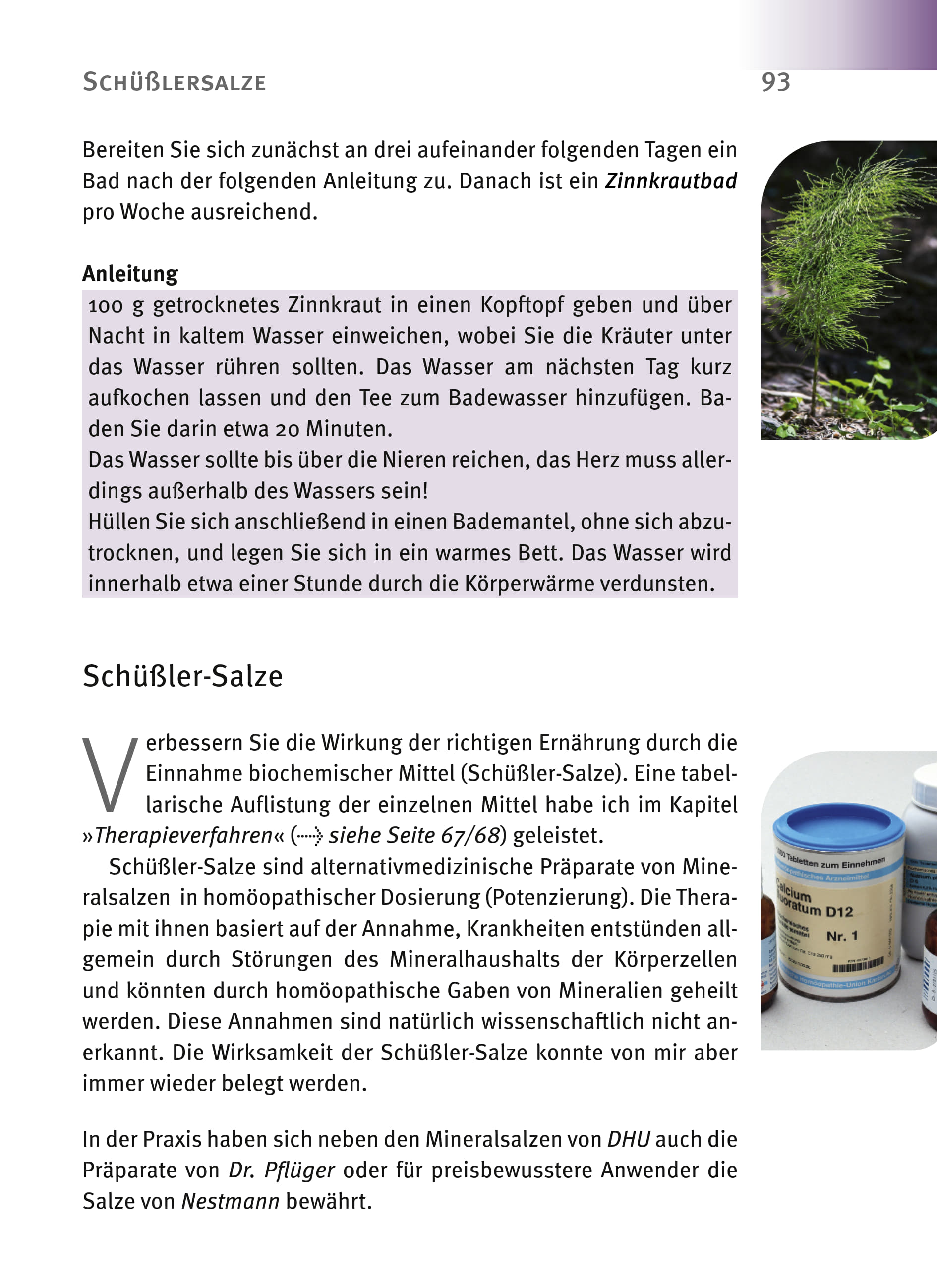 Auszug aus dem Buch: Therapievorschläge