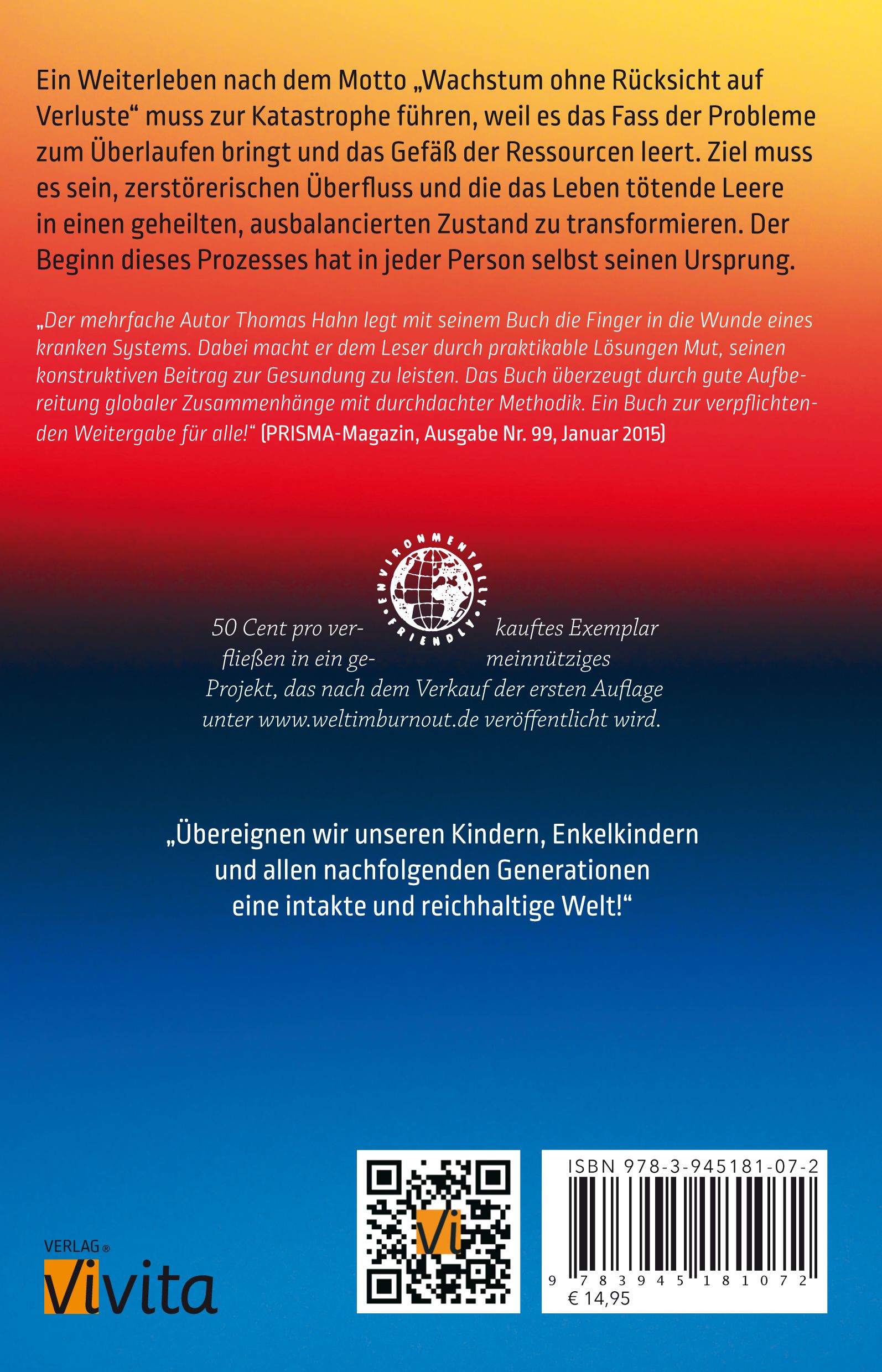 Die Welt im Burnout - Rückseite